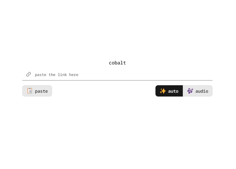 cobalt支持多种服务的媒体下载，包括视频、音频、元数据等-SD分享导航站