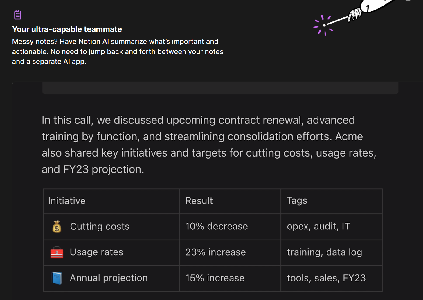 Notion AI —— Ai写作神器