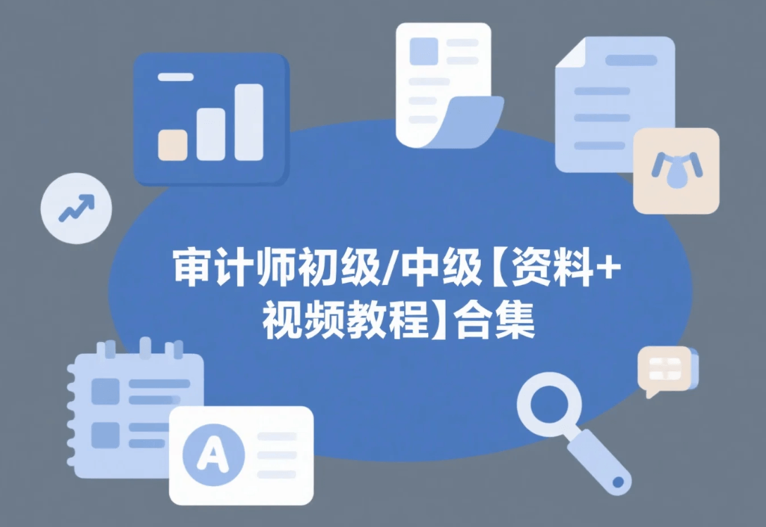审计师初级/中级【资料+视频教程】合集