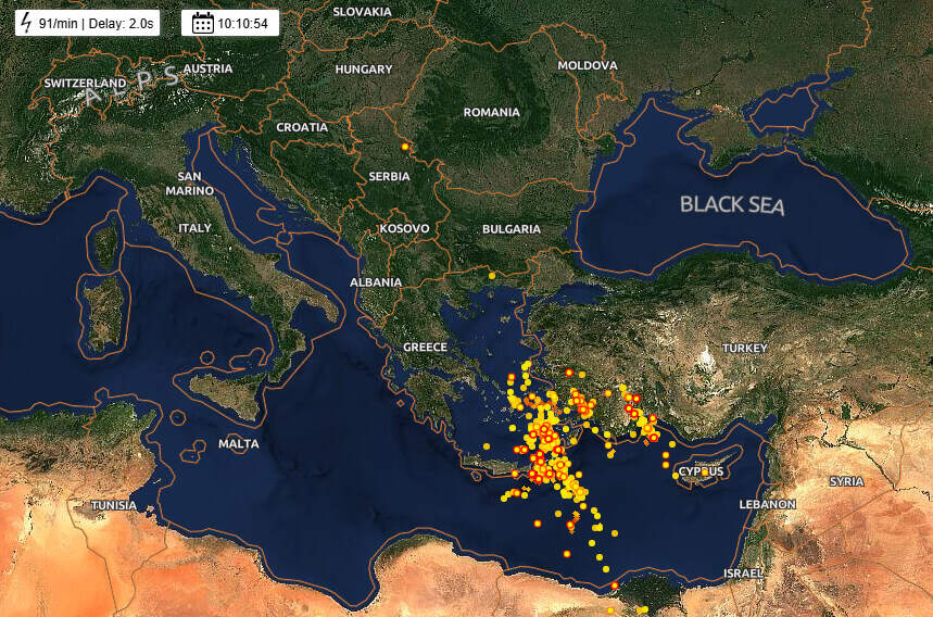 LightningMaps 全球闪电信息地图
